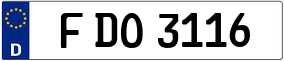 Truck License Plate
